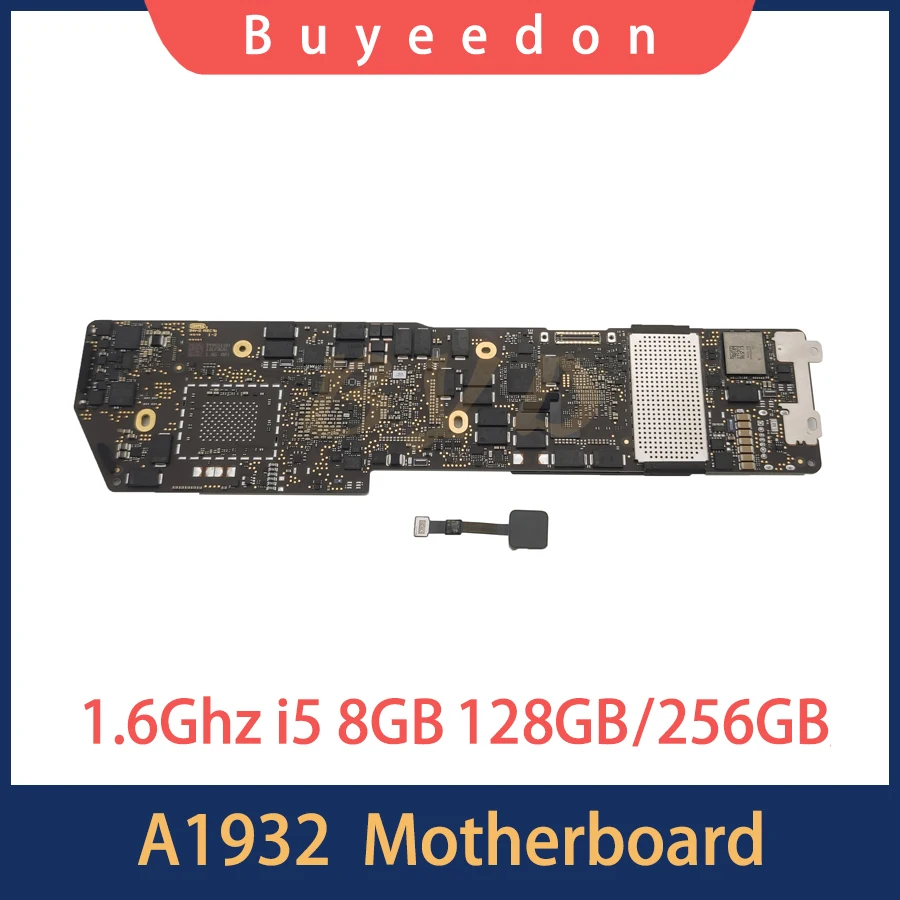 

Tested A1932 Motherboard 820-01521-A For Macbook Air 13.3" A1932 Logic Board with Touch ID Core i5 1.6 GHz 8GB 128GB/256GB 2019