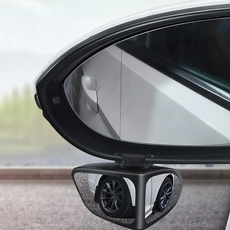 

Car Reversing Small Round Mirror Front And Rear Wheel Wide-Angle Mirror Double-Sided Auxiliary Rearview 360 Degree Blind
