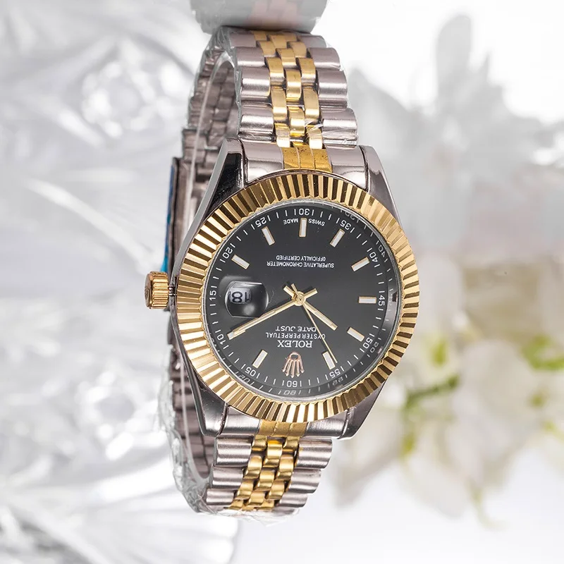 

Часы наручные ROLEXES A5 женские кварцевые, люксовые брендовые классические деловые, с ремешком из нержавеющей стали, 38 мм