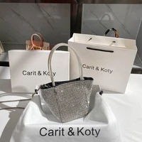 crystal shiny diamond rhinestones evening clutch bag dinner party wedding purse women handbag luxury designer messenger bag