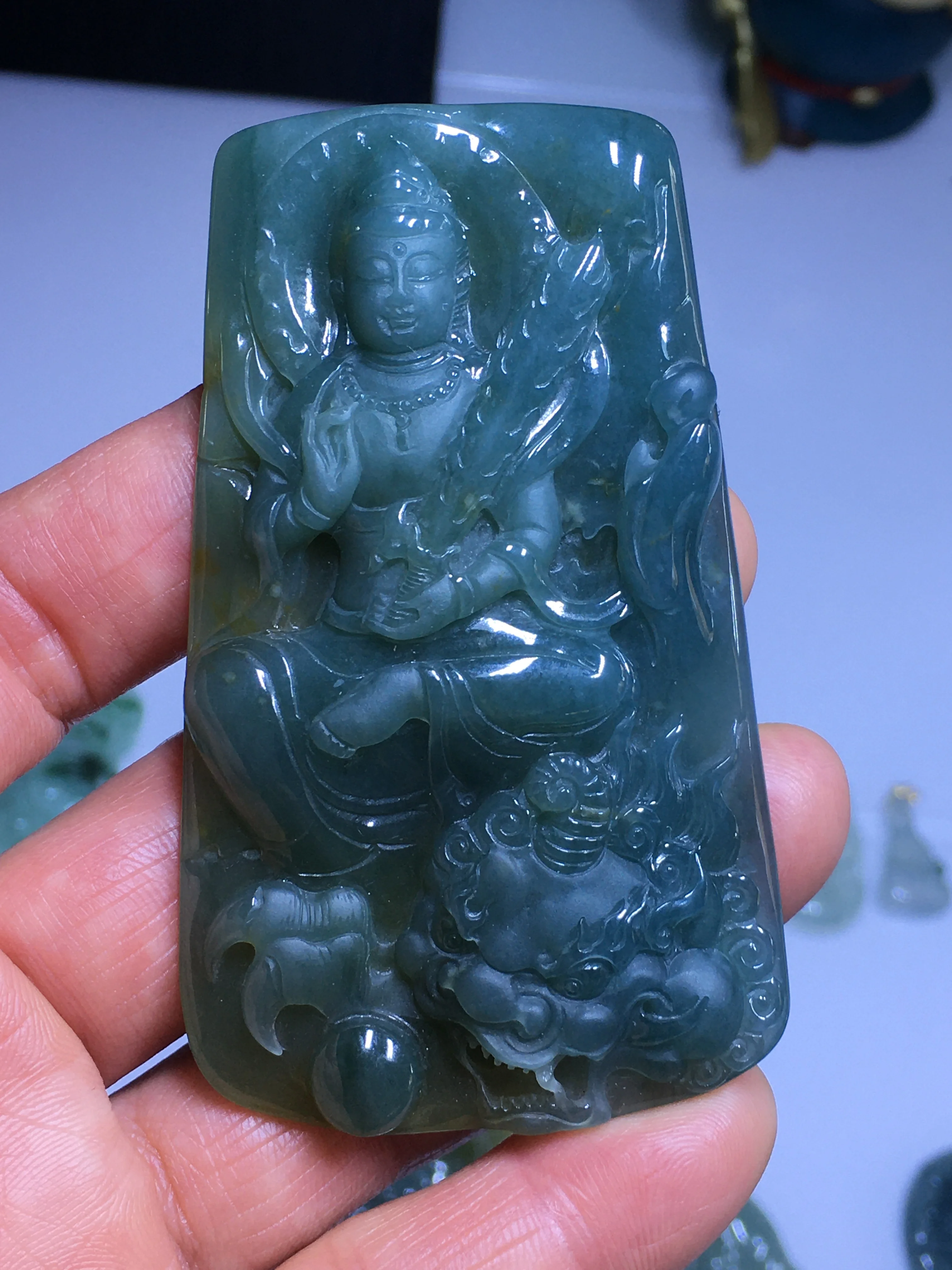 

Натуральный 7А зеленый нефритовый Будда нефритовый кулон ожерелье guan yin Подвески Ювелирные изделия нефритовые ожерелья для мужчин и женщин