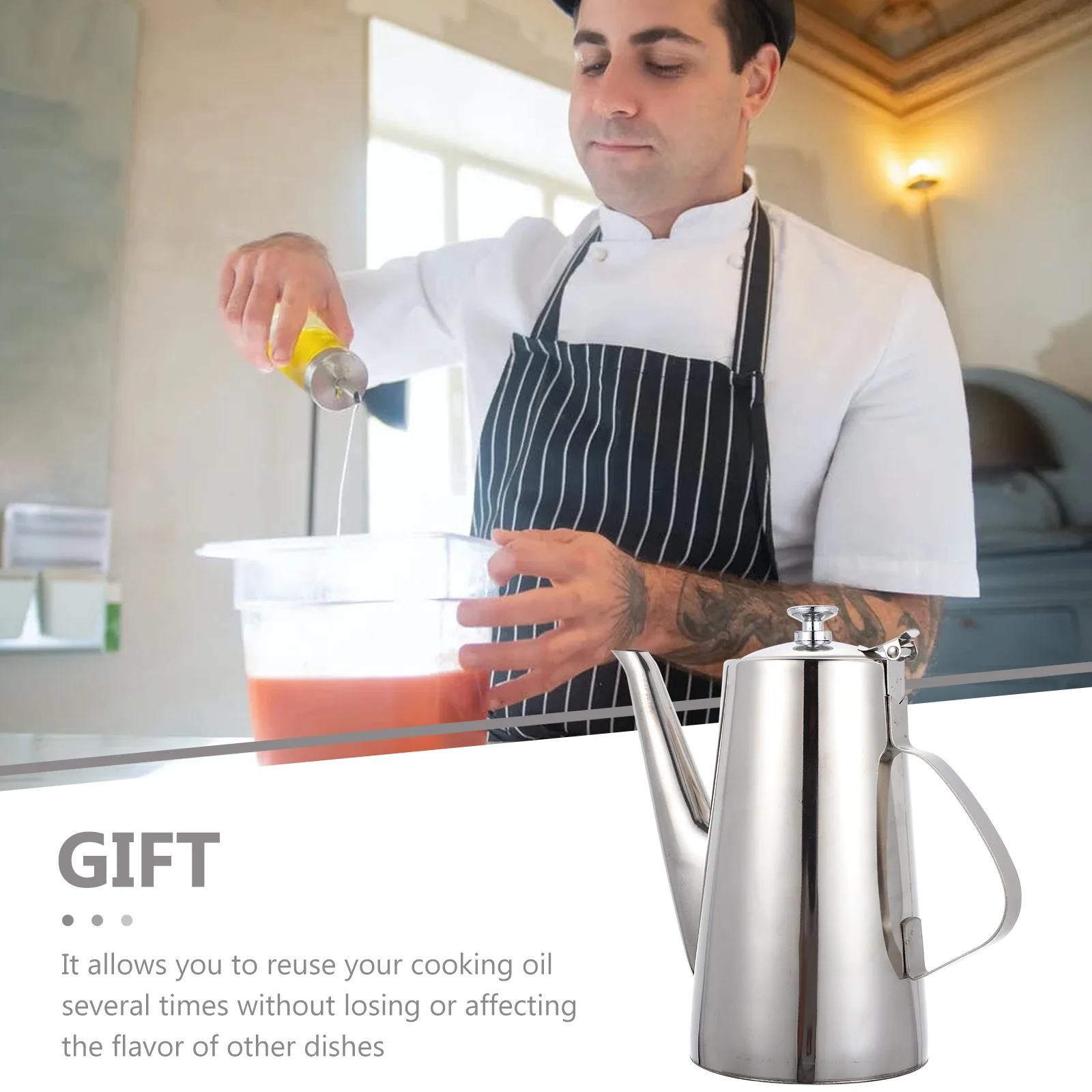 Диспенсер Shoyu из нержавеющей стали кувшин для холодной воды бутылка соуса