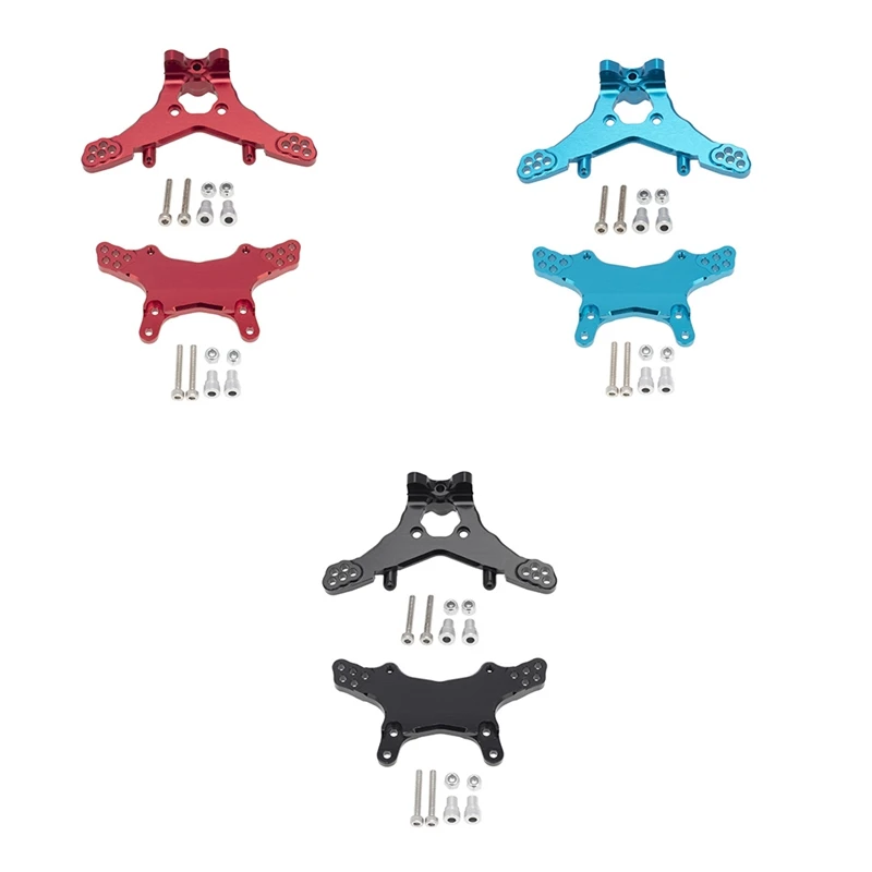 

2Pcs Metal Front and Rear Shock Tower Damper Mount Set for Losi 1/18 Mini-T 2.0 2WD Stadium RC Truck Upgrade Parts