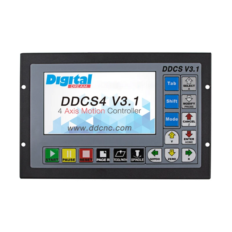 

DDCS V3.1 4 Axis Motion Controller Offline CNC Controller 500KHz CNC Standalone Control