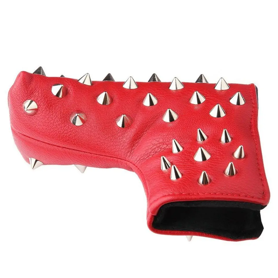 

Club Head Covers Geel Golf Club Blade Putter Cover Voor Putter Lederen Blade Putter Headcover Met