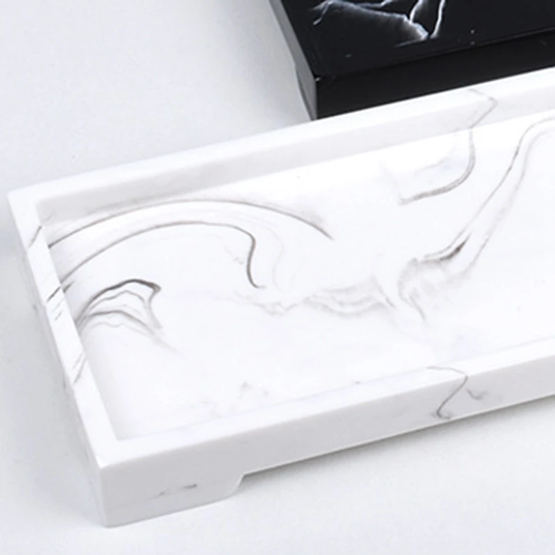 Мраморный поднос для хранения ювелирных изделий пластина демонстрации
