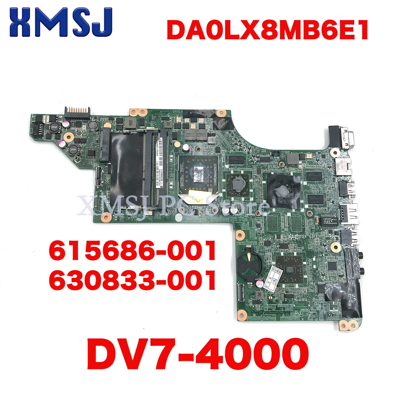 Материнская плата XMSJ DA0LX8MB6E1 615686-001 630833-001 для ноутбука HP Pavilion