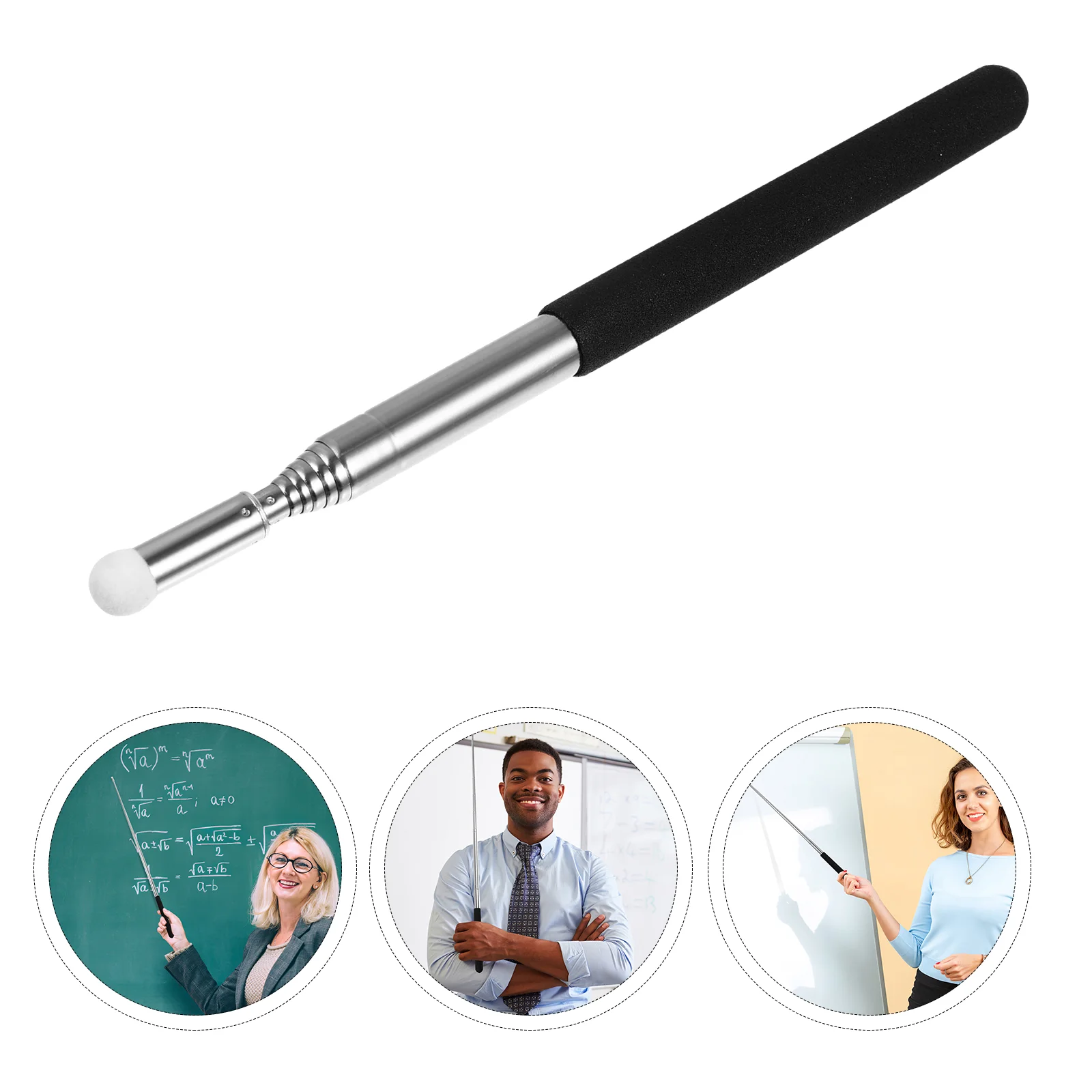 

Telescopic Retractable Pointer Classroom Stick For Extendable Teacher Collapsible Office Presentation Pointers