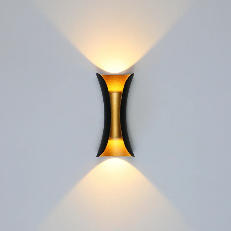 

Светодиодная настенная лампа, наружный водонепроницаемый настенный светильник для сада, комнатного коридора, спальни, гостиной, алюминиевое декоративное освещение, 6 Вт/10 Вт, фонарик IP65