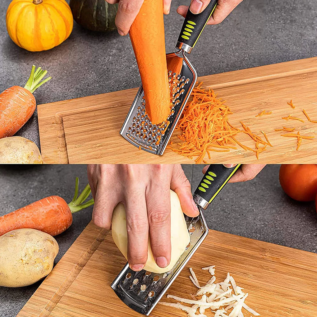 

4 шт. терка для сыра ручная ручка из нержавеющей стали для кухни Регулируемая слайсер для чеснока аксессуары