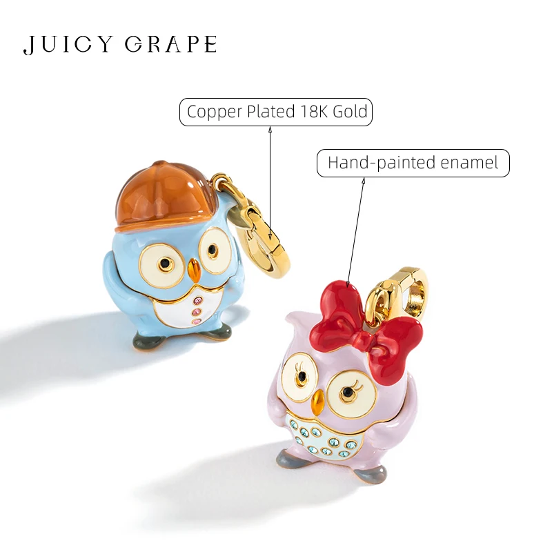 Женская Длинная цепочка с подвеской в виде совы