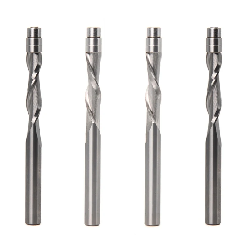 

50JC Milling Cutter Woodworking Tools Router Bits Milling Cutter for wood Carbide Tipped Cutter End Mill 6mm Shank