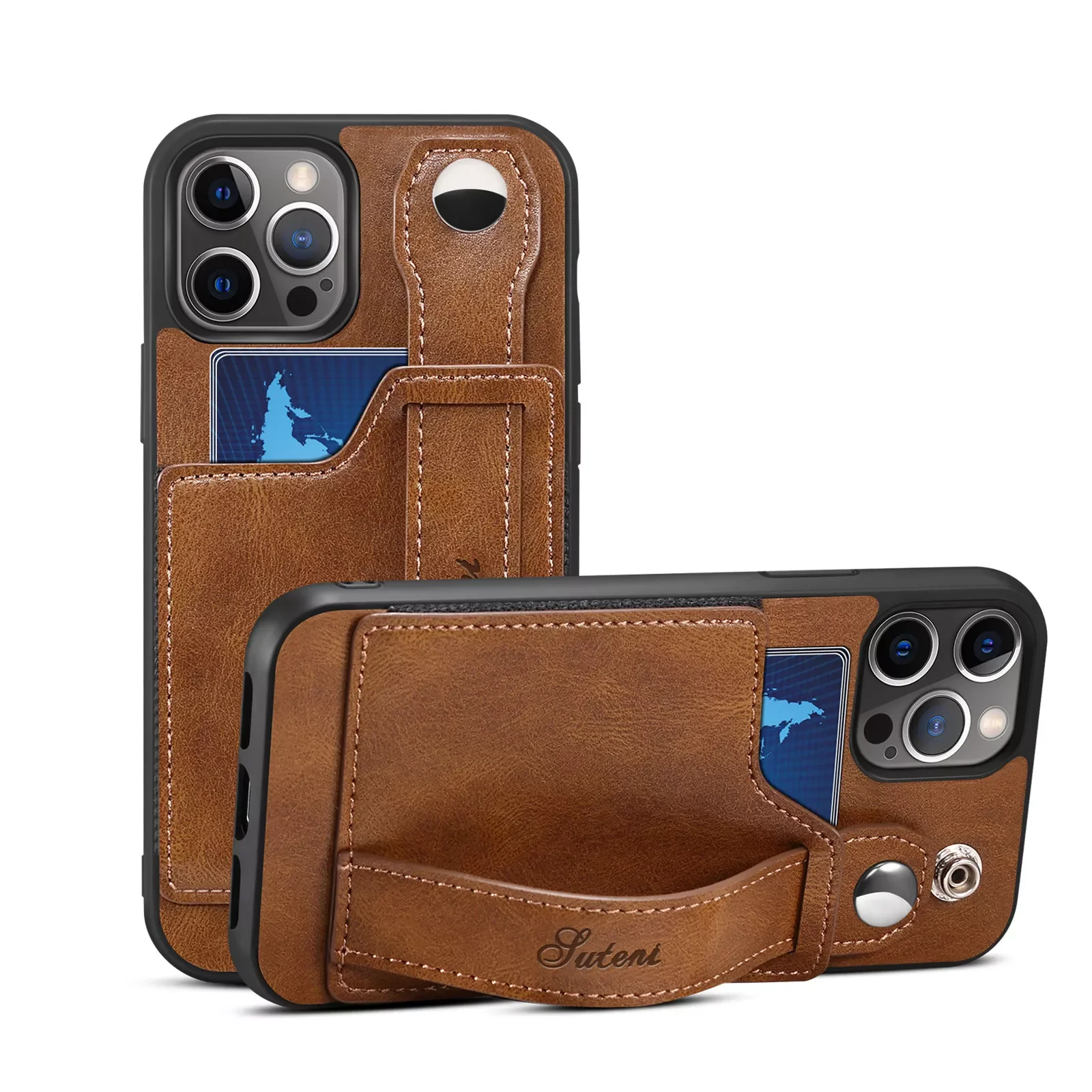 

Leather Phone Case for iPhone 13 Pro Max iphone 12 mini case Business Cover With holder For iphone 12 pro max cases for men