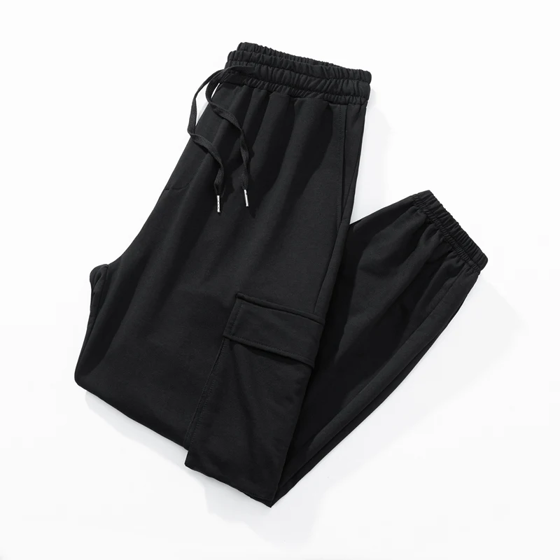 Мужская спортивная одежда модные брюки-карго для мужчин с несколькими карманами
