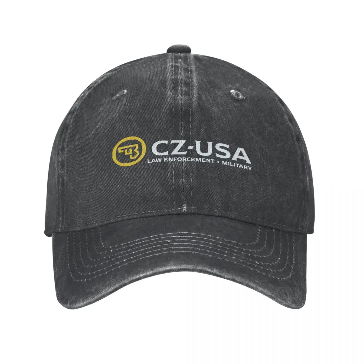 

CZ USA Guns Logo Unisex Style Baseball Cap Distressed Washed Hats Cap Vintage Outdoor All Seasons Travel Adjustable Fit Sun Cap