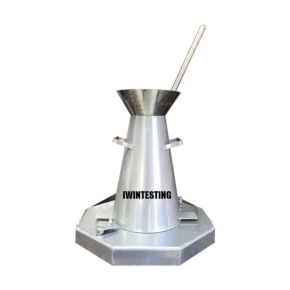 

Slump Loss Test Measuring concrete scc Slump Flow