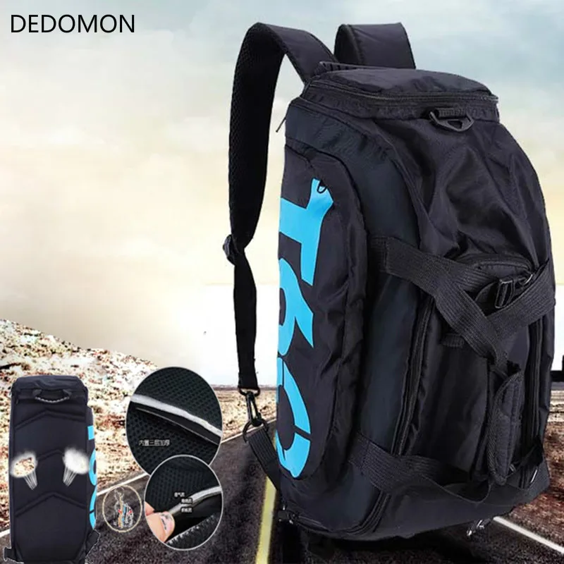 

2022 New Brand Women Gym Bags T60 Waterproof Outdoor Men luggage/travel Bag/ Backpack Multifunctional Sport Bag Green Duffle Bag