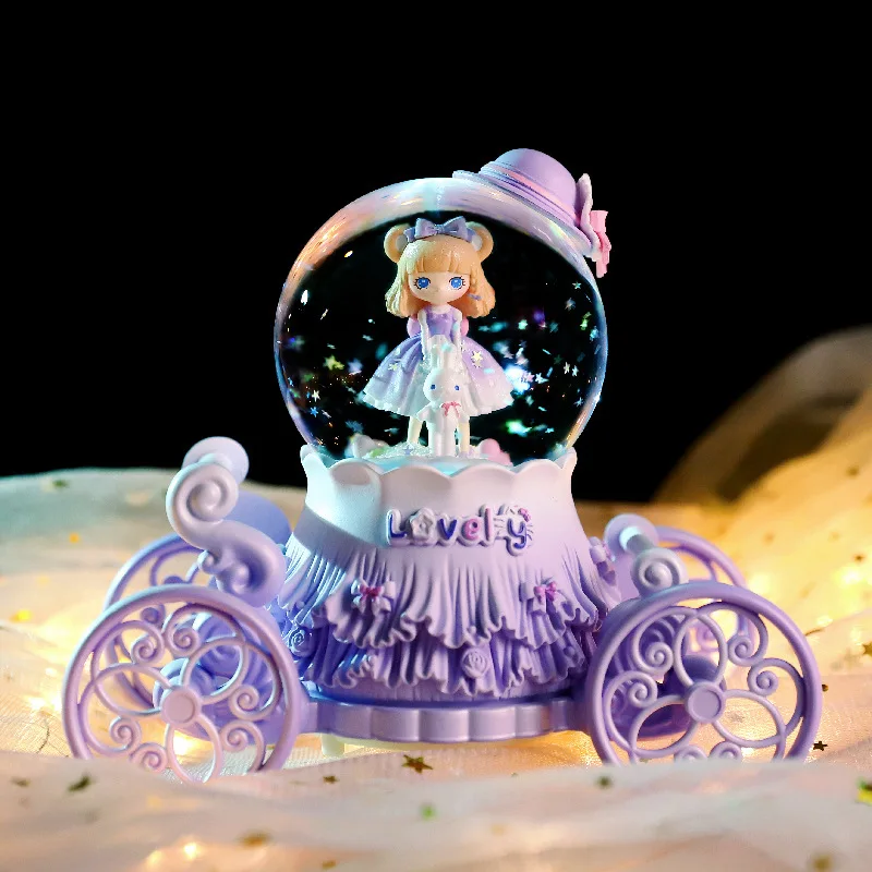 

Волшесветильник свет Сейлор Мун Тыква каретка принцесса музыкальная шкатулка в виде хрустального шара двухмерная лоли музыкальная шкатул...