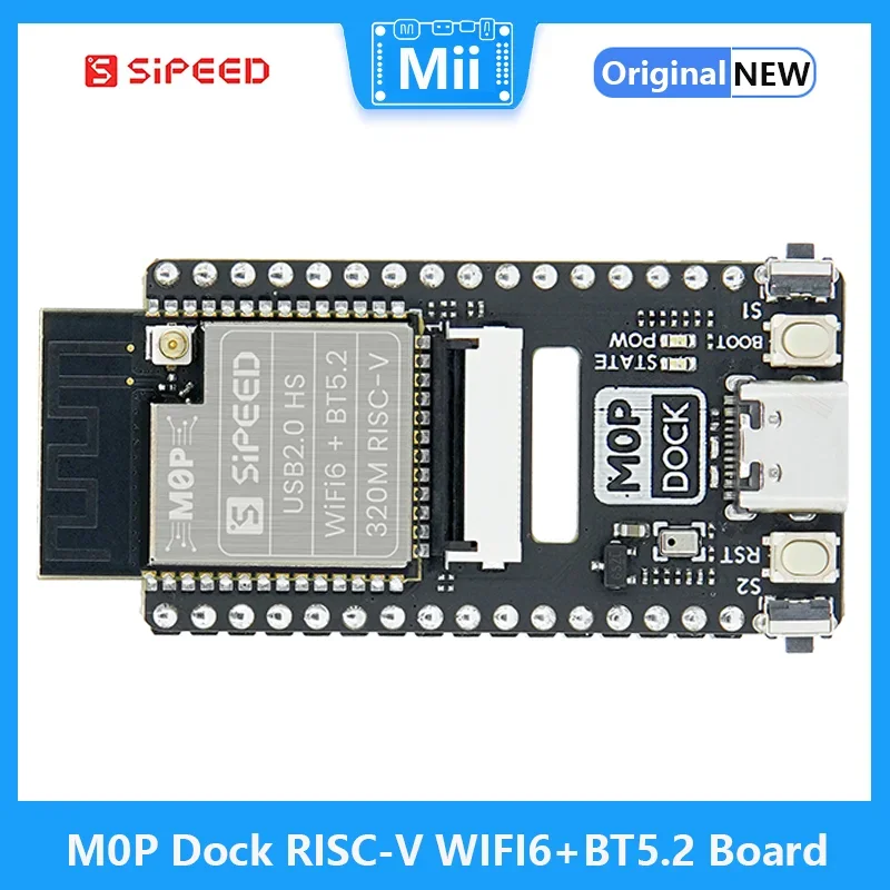 Sipeed M0P Dock BL618 TinyML RISC-V WIFI6 BT5.2 BLE Модульная плата