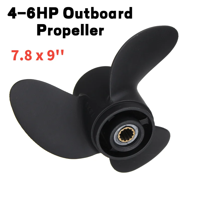 

7.8 x 9'' 4-6HP Marine Outboard Propeller 369B645181 / 48-812951A02 For Tohatsu/Nissan/Mercury Aluminum Alloy Propeller