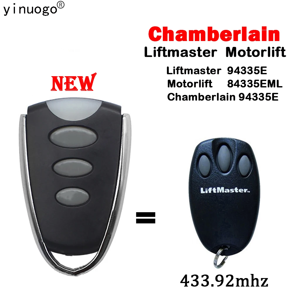 

Chamberlain Motorlift Liftmaster 94335E 94330E Merlin C840 C940 C943 C945 CM842 CM844/ 128 Garage Door Remote Control Duplicator