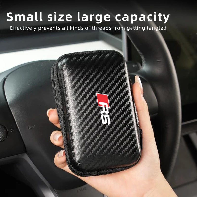 Автомобильный органайзер для наушников из ЭВА цифровой зарядный кабель Audi Quattro TT