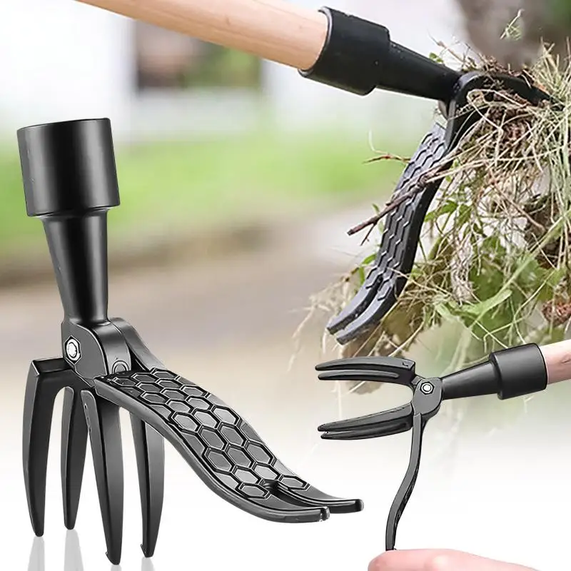 

Standing Weeding Puller Metal Weed Puller Head Garden Lawn Root Remover Weeder Manual Vertical Weeding Digging Grass Shovel