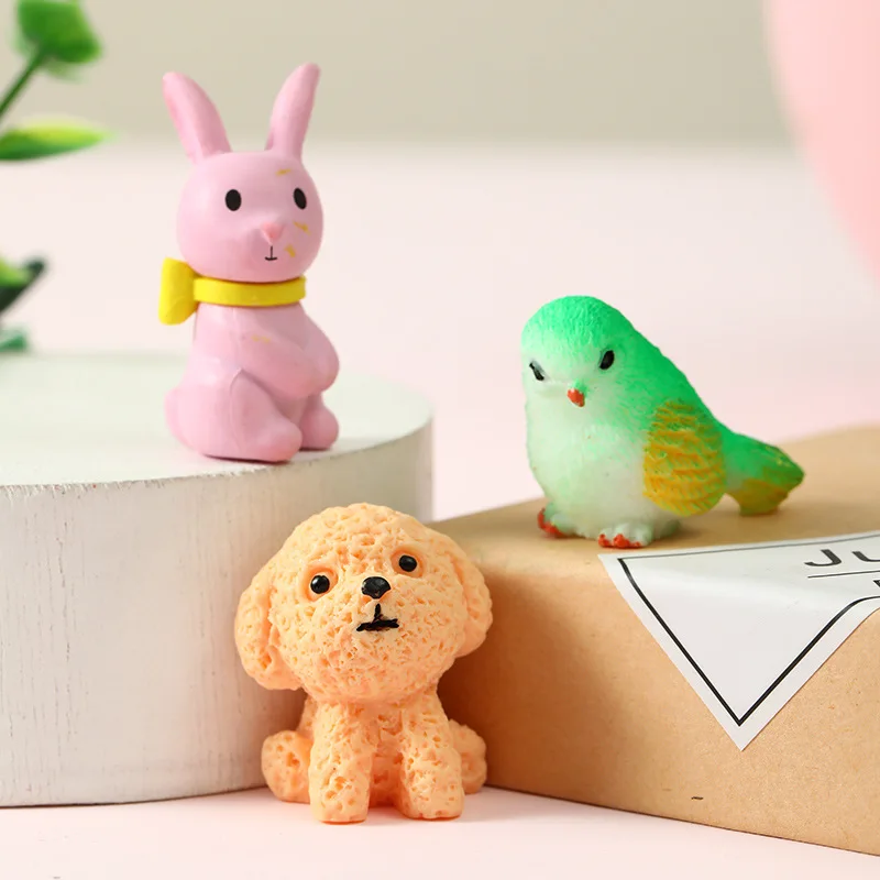 5-50PCS Cute Mini Simulation Animal Blind Box Toys Action Surprise Tide Play Figures Fake Candy Guess Blind Bag For Kids Gifts images - 6
