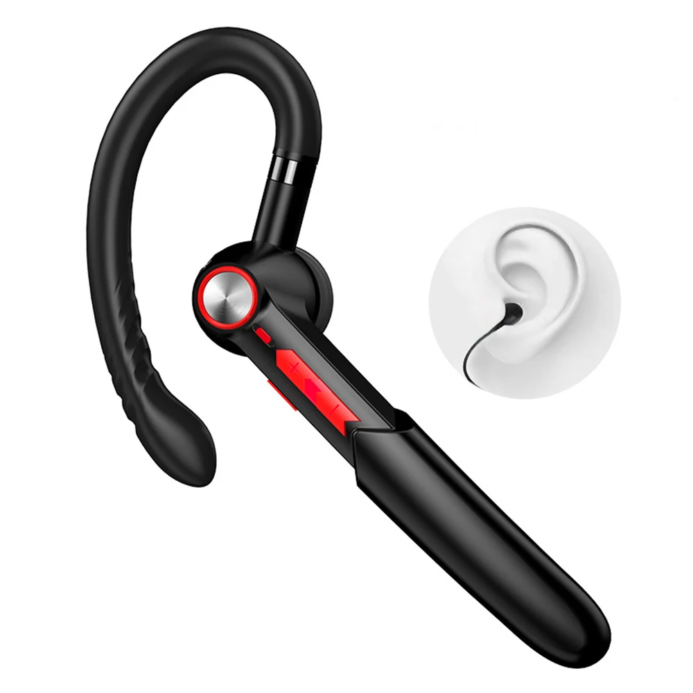 

Single-ear Wireless Bluetooth 5.0 Headphone Hands-free HIFI Fingerprint touch earplug waterproof earphone for all smartphones