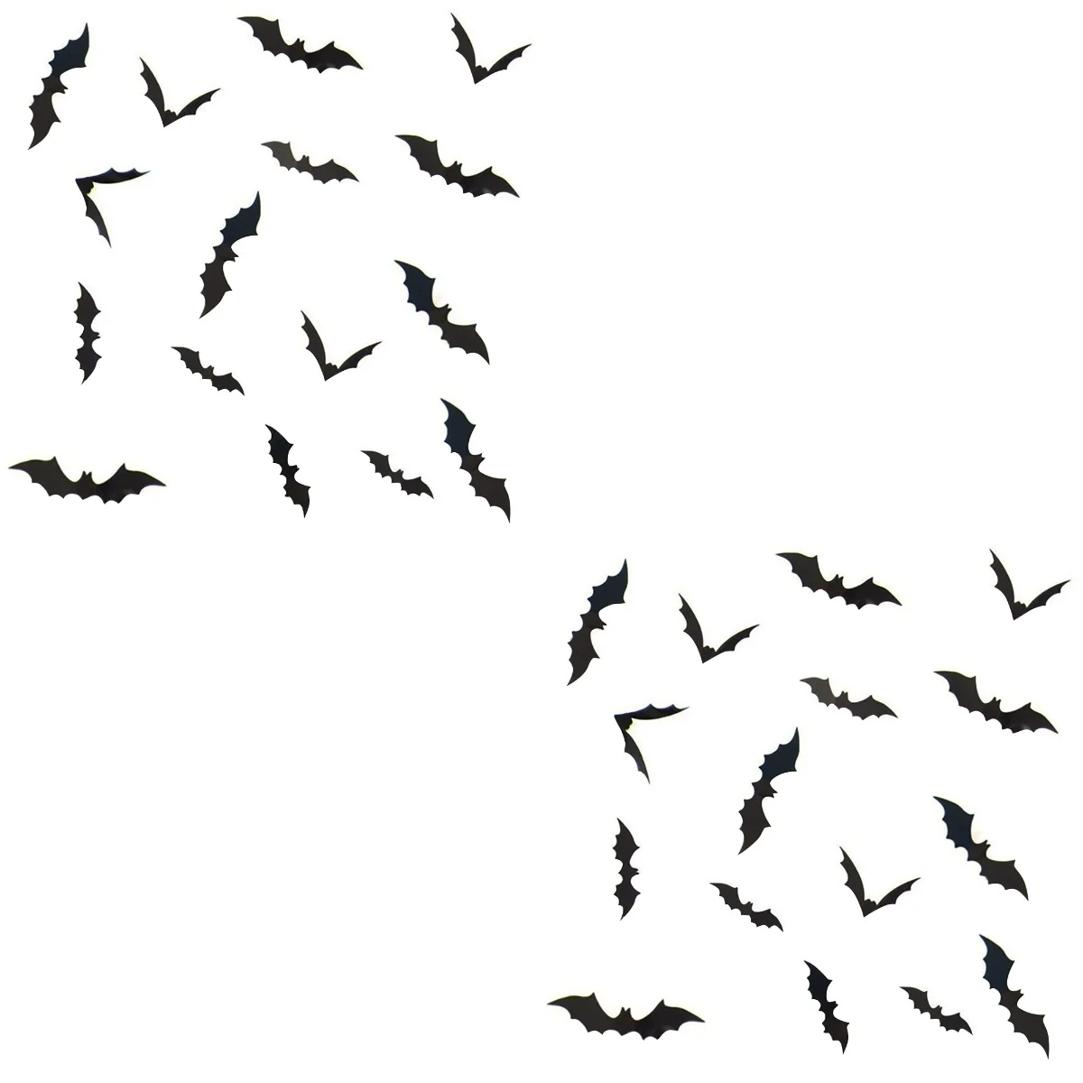 

Наклейки на Хэллоуин, настенные 3d-летучие мыши, принадлежности, украшение для вечерние, страшные переводки «сделай сам», украшения, Декор, ж...