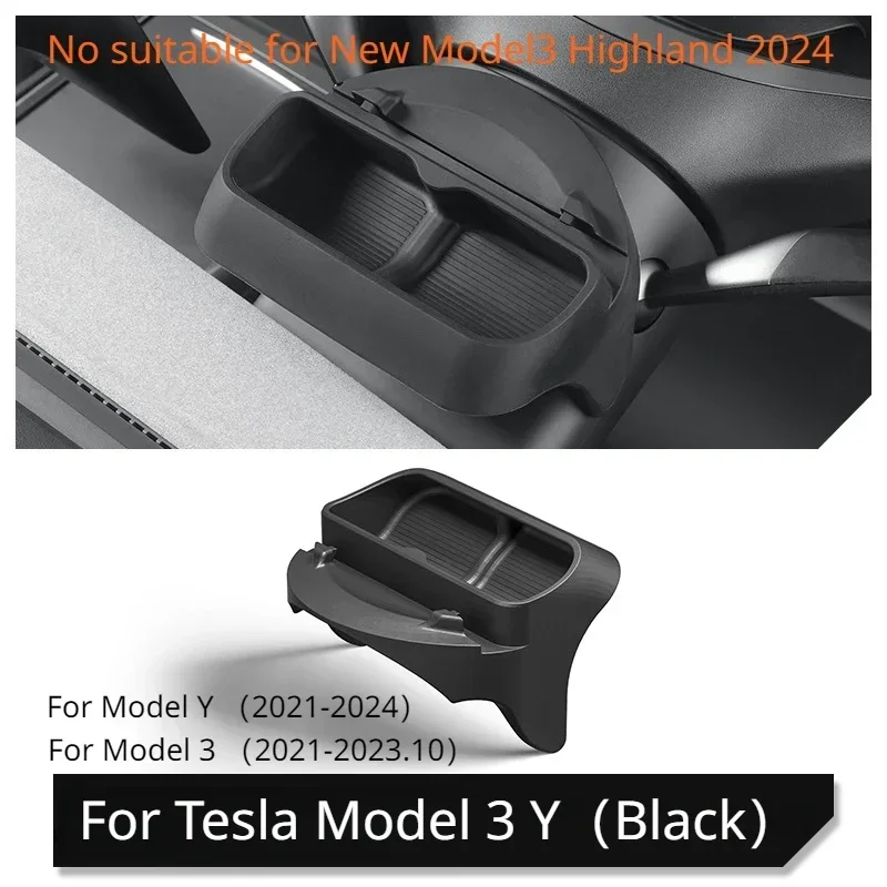 

Силиконовый ящик для хранения для Tesla Model 3 Y 2021-23, очки для рулевого колеса, телефон, GPS-навигация, аксессуары для автомобиля