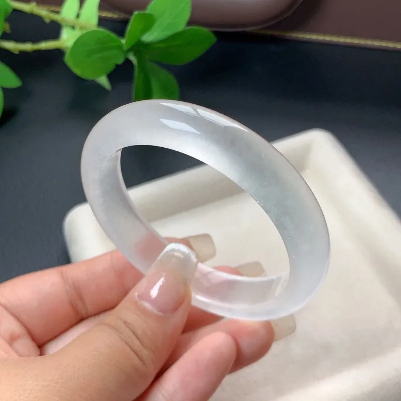 Белый браслет с лунным светом белый ледяной личи замороженный нефритовый яркий