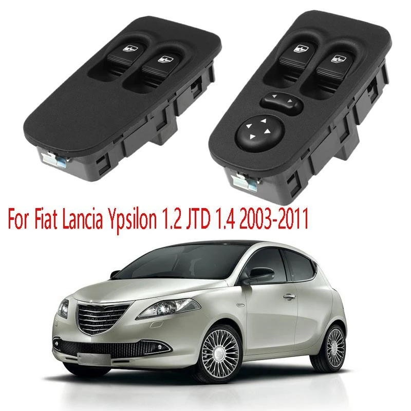 Переключатель управления передним левым и правым окном для Fiat Lancia Ypsilon 1 2 JTD 4 2003-2011