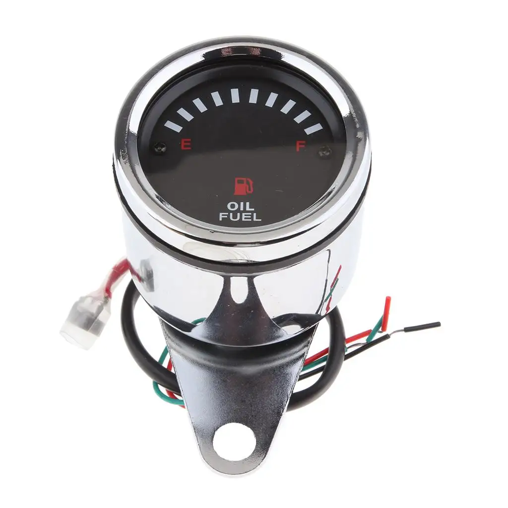 

Universal Motorcycle Aluminum Fuel Level LED Oil Meter Sensor 12V