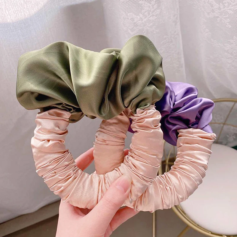 

Плойка для волос без тепла, повязка на голову без нагрева, лента для создания волнистых волос, ленивые завитки для сна