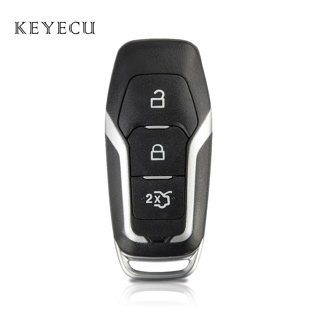 

Keyecu DS7T-15K601-D 433MHz ID49 Chip 3 Buttons Smart Remote Key Fob for Ford Mondeo Edge S-Max Galaxy 2014 2015 2016 2017 2018