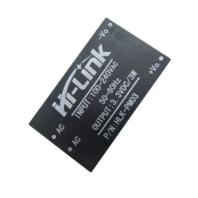 

HLK-PM03 AC-DC 220V to 3.3V Step Down Buck Power Supply Module Intelligent Household Switch Converter