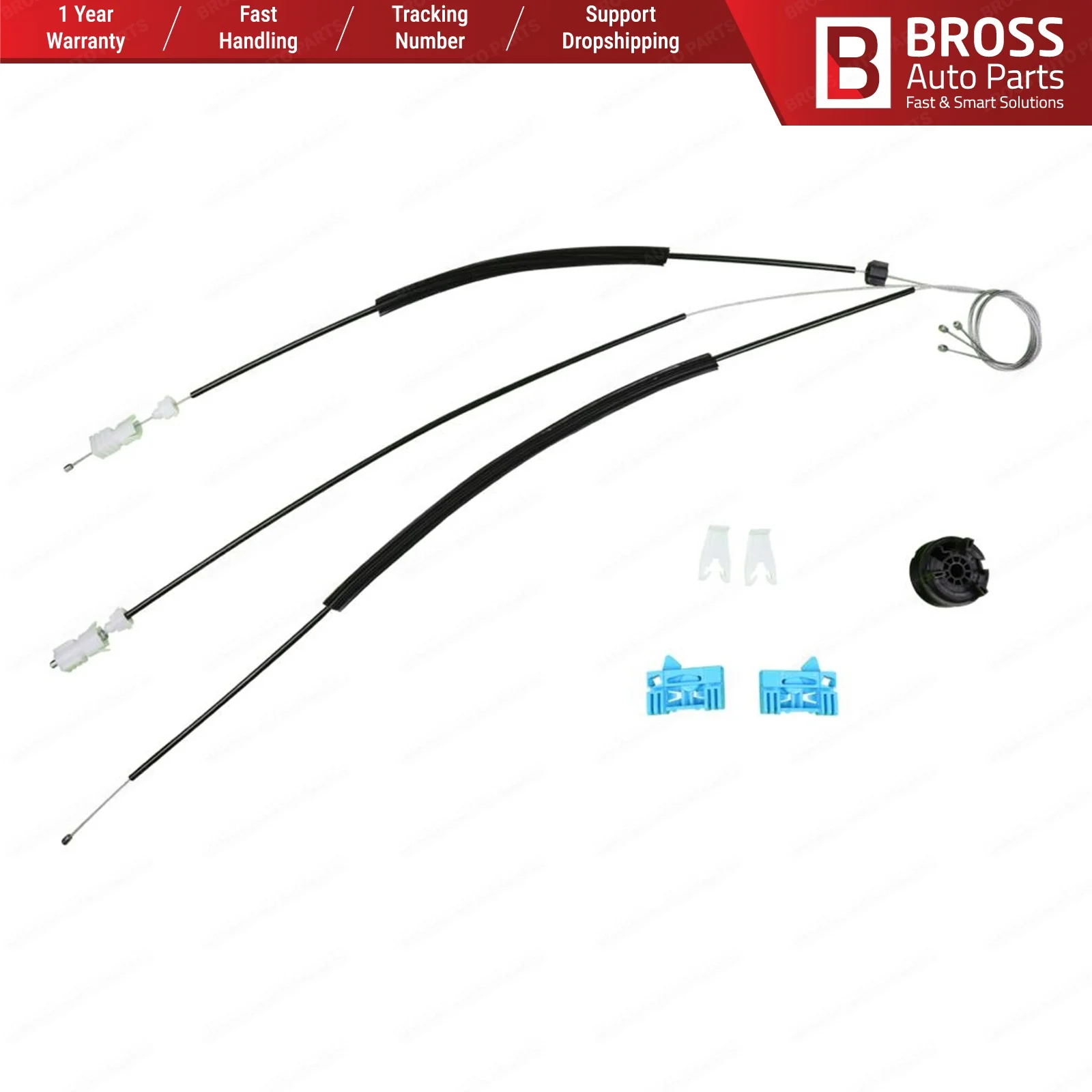 Электрический стеклоподъемник BWR265 комплект для ремонта передней правой двери