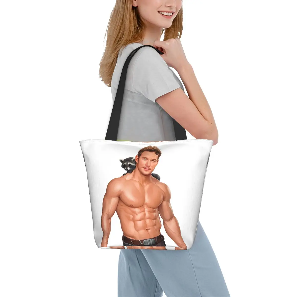 Симпатичная Соблазнительная Сумка-тоут для покупок в стиле художественного