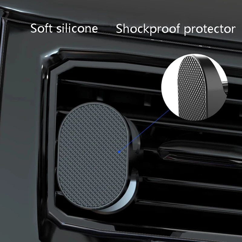 

Universal Adjustable Magnet Car Mobile Phone Mount Car Air Vent Clip Mount Magnet Cellphone Support For Xiaomi Huawei