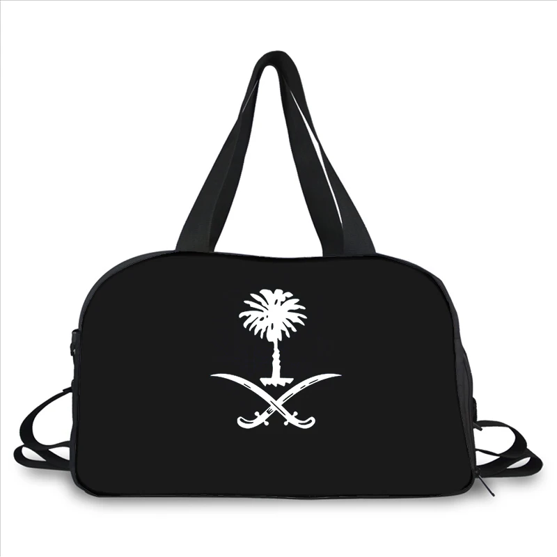 Kingdom Of Saudi Arabia Flag 3D printing fashion trend portable large capacity multi function messenger bag travel bag