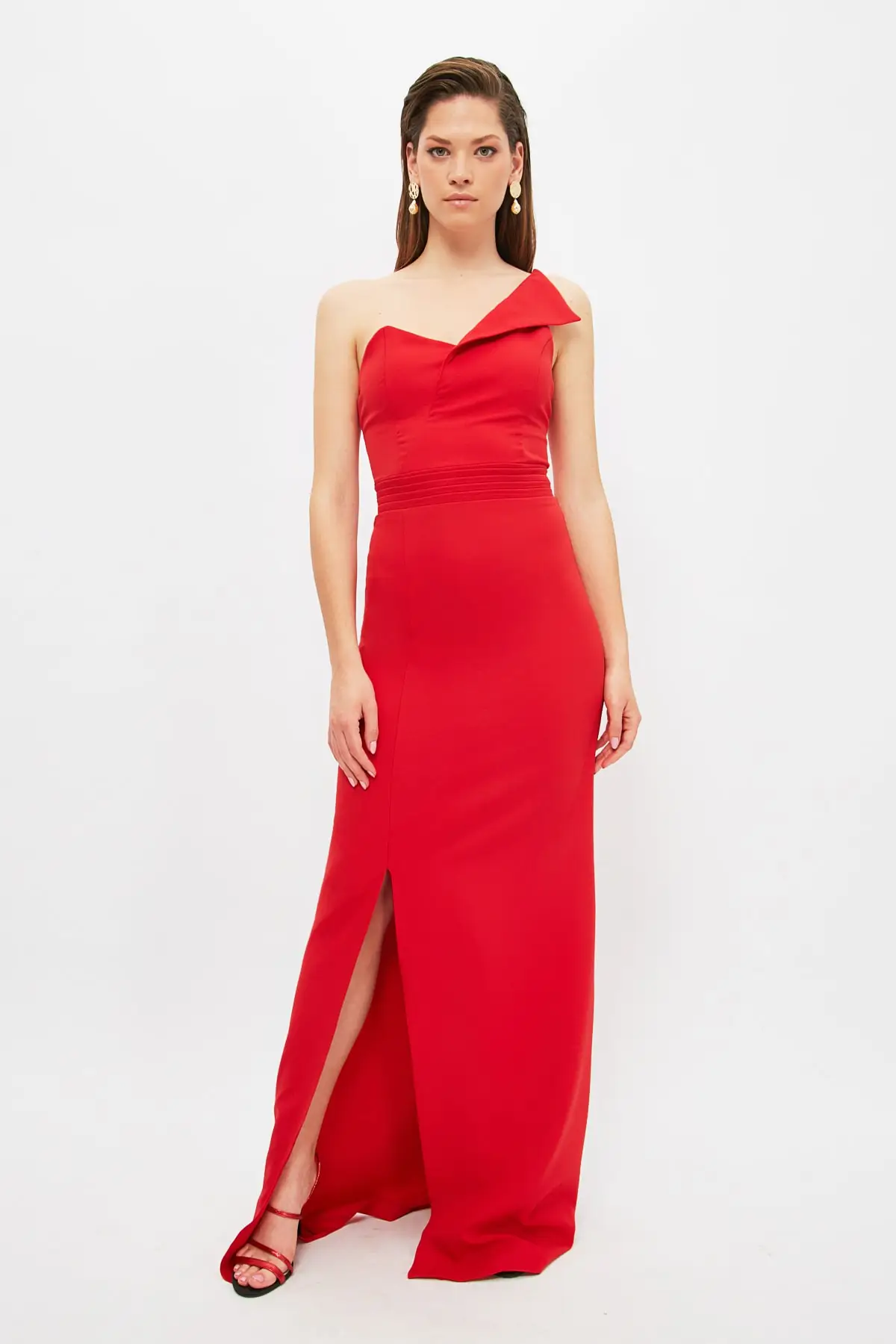 

Trendyol Rib Detail Evening Dress & Prom Gown TPRSS21AE0019
