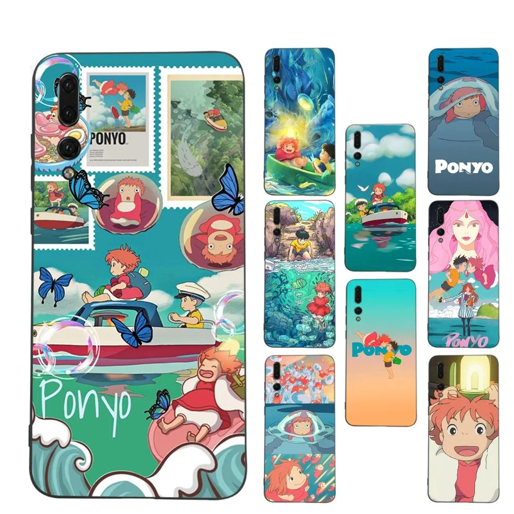 

Ponyo Anime Phone Case For Huawei Honor 10 Lite 9 20 7A Pro 9X Pro 30 Pro 50 Pro 60 Pro 70 Pro Plus