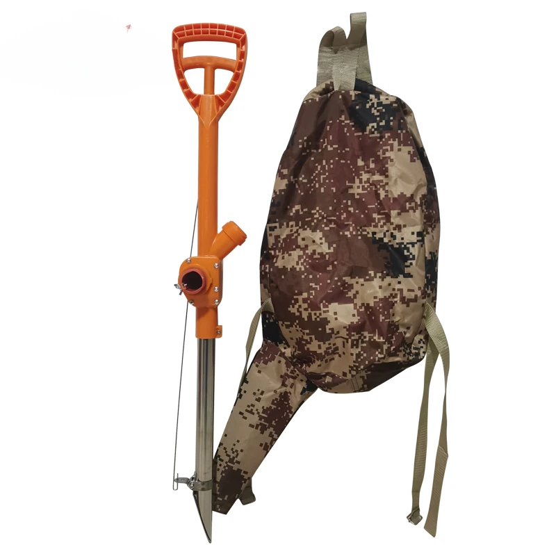 

Knapsack manual fertilizer bag seeder granular spreader