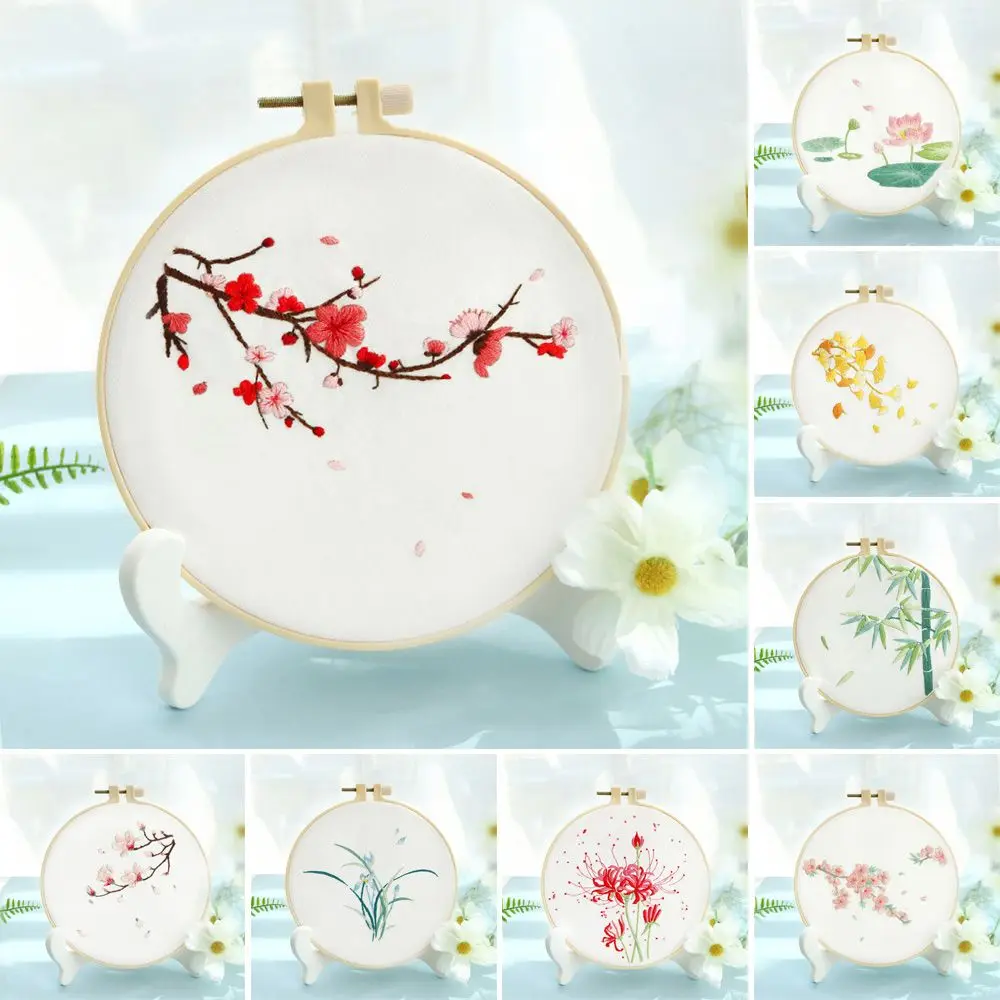 

Delicate DIY Artcraft Needlework Tools Cross Stitch Embroidery Kit Embroidery Hoop Hand Embroidery