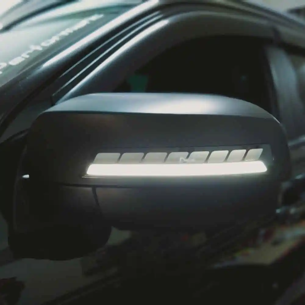 

Side Mirror Rear View Cover Decorate Shell for Ford Ranger 2019 2020 2021 2022 2pcs/set Matte Black