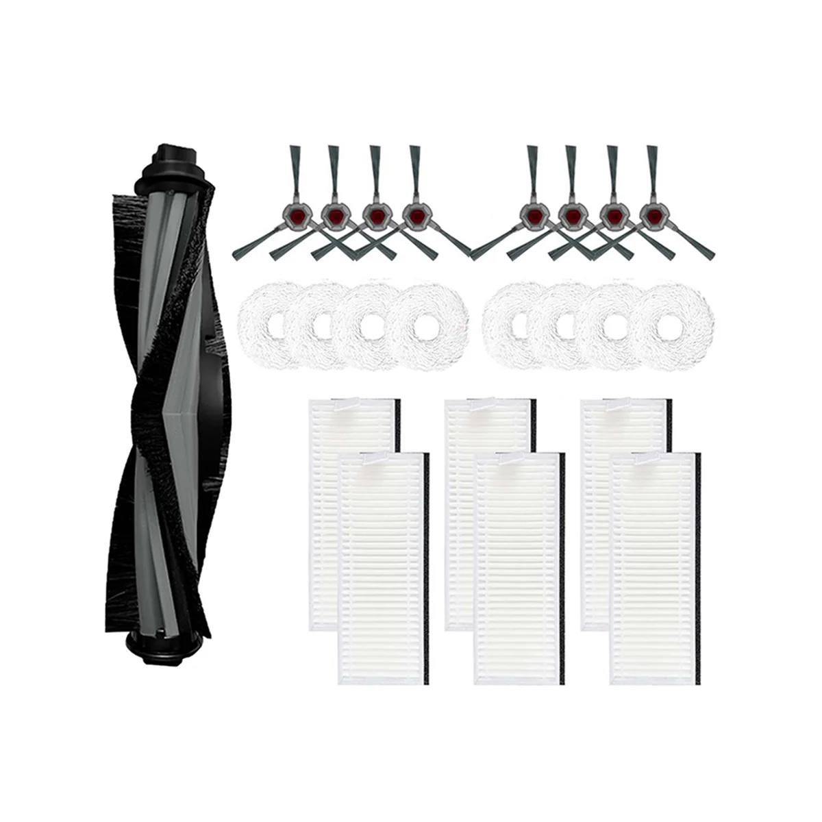 

For Mop Station Pro Robot Vacuum Cleaner Accessory Spare Parts Main Roller Side Brushes Hepa Filter Mop Cloth