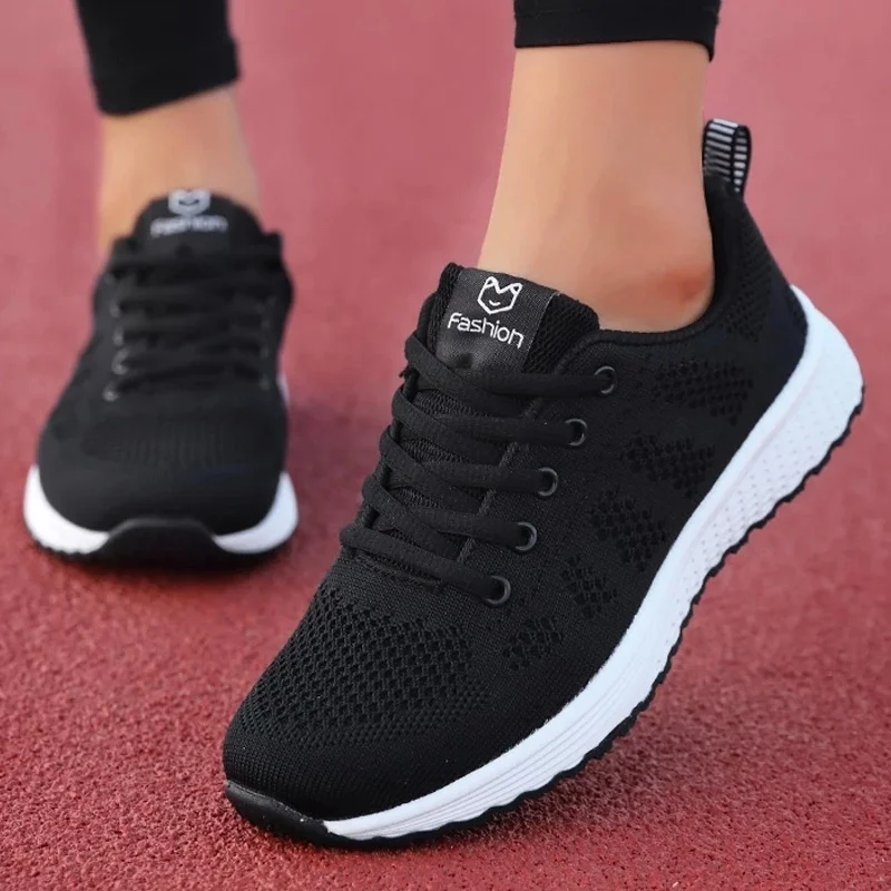 

Женские кроссовки 2022, Летняя женская повседневная спортивная обувь на плоской подошве, Повседневная Женская сетчатая дышащая обувь для кормления, Вулканизированная обувь