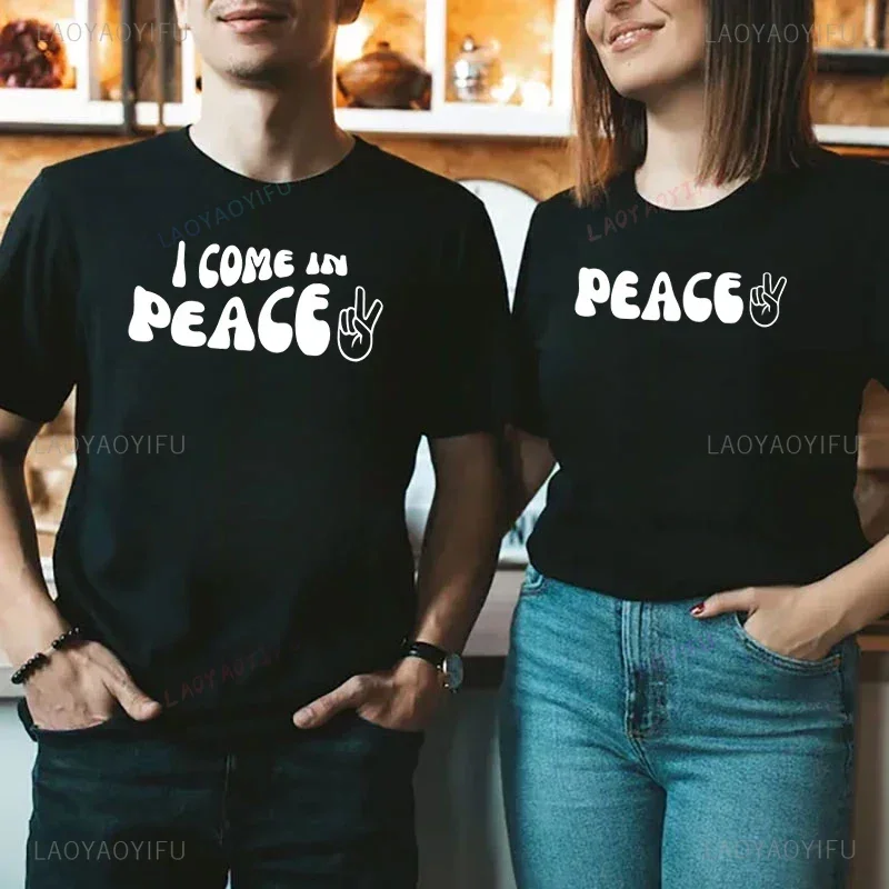 Повседневная футболка Y2K с коротким рукавом и круглым вырезом модная парная