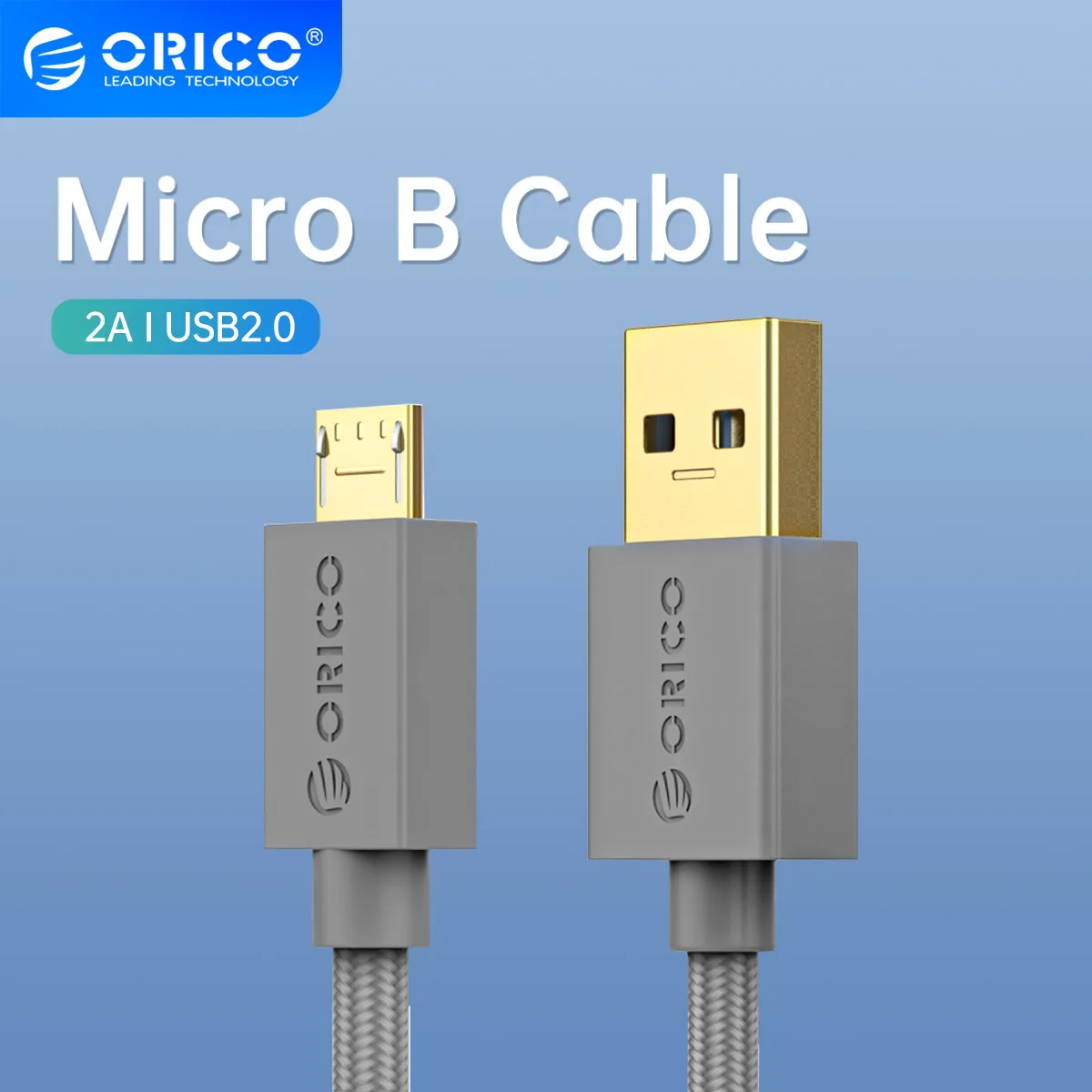ORICO USB to Micro B Cable Mobile Phone Fast Charging 2A Wire Support Data Transmission for Xiaomi Redmi Note 5 Samsung
